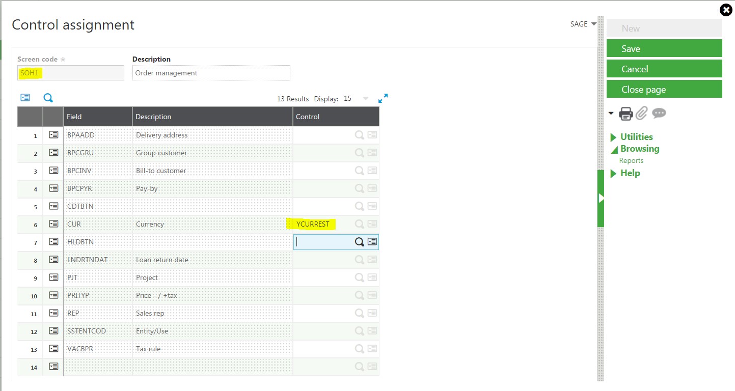 Sage X3 Tips and Tricks How to Add Controls to Fields in Sage X3